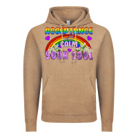 Vintage Coffee Lgbtq Acceptance Will Calm Your Soul Vintage Hoodie - BundleAndBundleShop