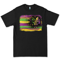 Black mardi gras flag Premium Tee - CowGirlArtShop