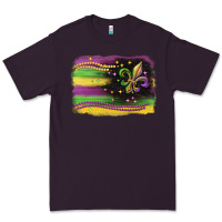 Plum mardi gras flag Premium Tee - CowGirlArtShop