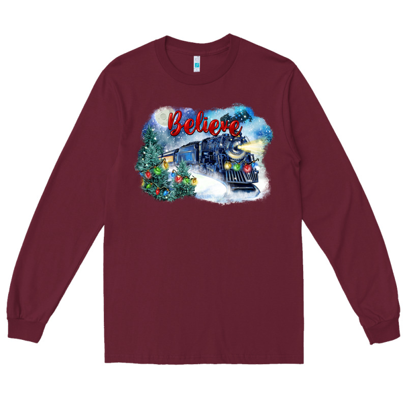 Believe Polar Express Long Sleeve Tee by FaDigitalArtStudio | Teevron