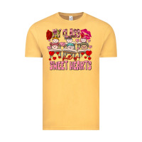Vintage Mustard Valentine's Day my class is full of sweet hearts Vintage Tee - FaDigitalArtStudio