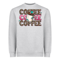 Heather Grey coffee coffee coffee Heavyweight Sweatshirt - AdoDesignShop