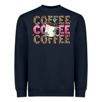 Navy coffee coffee coffee Heavyweight Sweatshirt - AdoDesignShop