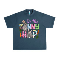 Midnight Navy Do the bunny hop Easter Urban Heavy Tee - OliviaCreatesArt