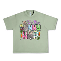 Oil Green Do the bunny hop Easter Urban Heavy Tee - OliviaCreatesArt