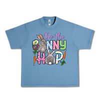 Pebble Blue Do the bunny hop Easter Urban Heavy Tee - OliviaCreatesArt