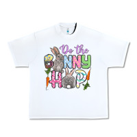 White Do the bunny hop Easter Urban Heavy Tee - OliviaCreatesArt