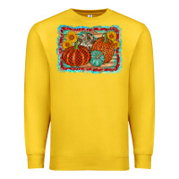 Lemon pumpkin sunflower Premium Sweatshirt - AdoDesignShop