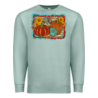 Seafoam pumpkin sunflower Premium Sweatshirt - AdoDesignShop