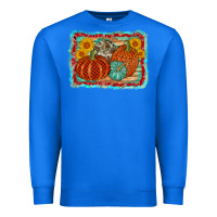 True Royal pumpkin sunflower Premium Sweatshirt - AdoDesignShop