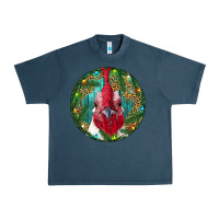 Midnight Navy Roaster Head Christmas Urban Heavy Tee - RanaPortraitStore