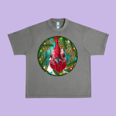 Roaster Head Christmas Urban Heavy Tee Designed By Ranaportraitstore