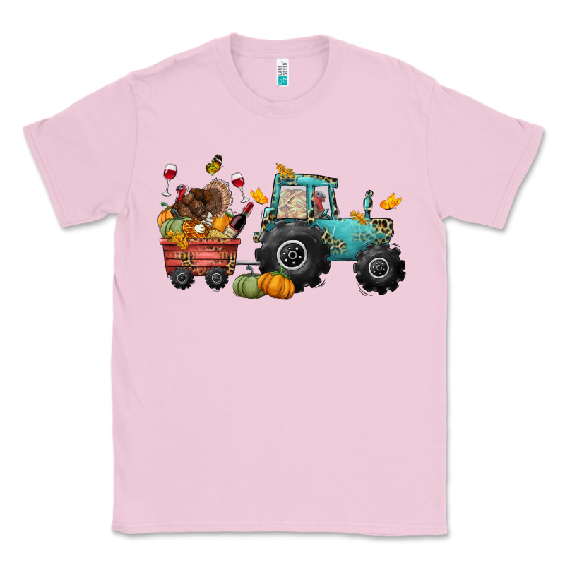 Thanksgiving Tractor Classic Tee by CowGirlArtShop | Teevron