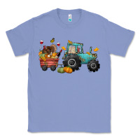 Colony Blue thanksgiving tractor Classic Tee - CowGirlArtShop