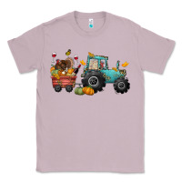 Lilac thanksgiving tractor Classic Tee - CowGirlArtShop