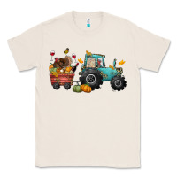 Natural thanksgiving tractor Classic Tee - CowGirlArtShop