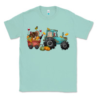 Seafoam thanksgiving tractor Classic Tee - CowGirlArtShop