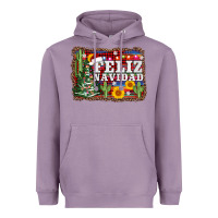Lavender feliz navidad Heavyweight Hoodie - AdoDesignShop