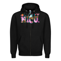 Black nicu Zipper Hoodie - AdoDesignShop