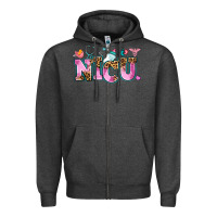 Charcoal Heather nicu Zipper Hoodie - AdoDesignShop