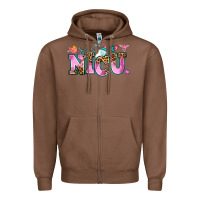 Chestnut nicu Zipper Hoodie - AdoDesignShop