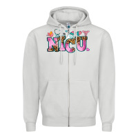 Dove Grey nicu Zipper Hoodie - AdoDesignShop
