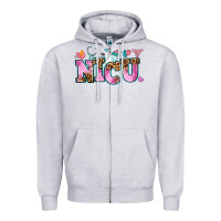 Heather Grey nicu Zipper Hoodie - AdoDesignShop