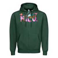 Sports Green nicu Zipper Hoodie - AdoDesignShop