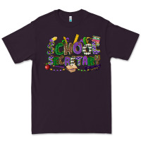 Plum school secretary mardi gras Premium Tee - CowGirlArtShop