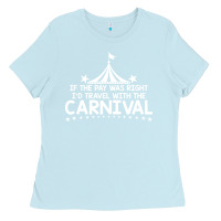 Baby Blue carnival Ladies Tee - linhVisuals