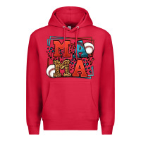 Cardinal leopard baseball mama Mother's Day Premium Hoodie - LillyAllenDesigns