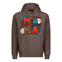 Coffee leopard baseball mama Mother's Day Premium Hoodie - LillyAllenDesigns