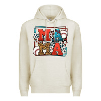 Oatmeal Heather leopard baseball mama Mother's Day Premium Hoodie - LillyAllenDesigns