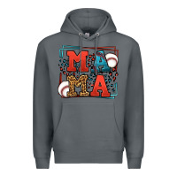 Rock leopard baseball mama Mother's Day Premium Hoodie - LillyAllenDesigns