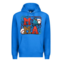 True Royal leopard baseball mama Mother's Day Premium Hoodie - LillyAllenDesigns