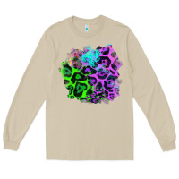 Mushroom Colorful Leopard patch Long Sleeve Tee - RanaPortraitStore