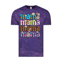 Cloud Purple Easter mama mama mama Vintage Tee - OliviaCreatesArt