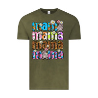 Vintage Olive Easter mama mama mama Vintage Tee - OliviaCreatesArt