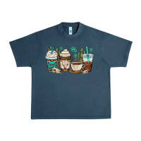 Bull Skull Coffee Cups Urban Heavy Tee | Teevron