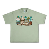 Oil Green bull skull coffee cups Urban Heavy Tee - OliviaCreatesArt