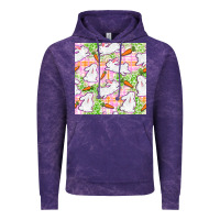 Cloud Purple Easter Bunnies With Carrots Seamless Pattern Vintage Hoodie - BundleAndBundleShop