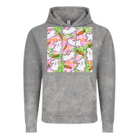 Cloud Rock Easter Bunnies With Carrots Seamless Pattern Vintage Hoodie - BundleAndBundleShop