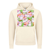 Vintage Artic Easter Bunnies With Carrots Seamless Pattern Vintage Hoodie - BundleAndBundleShop