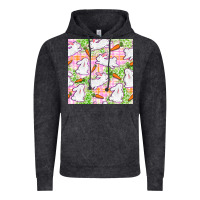 Vintage Black Easter Bunnies With Carrots Seamless Pattern Vintage Hoodie - BundleAndBundleShop