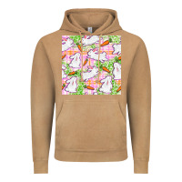 Vintage Camel Easter Bunnies With Carrots Seamless Pattern Vintage Hoodie - BundleAndBundleShop
