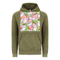Vintage Olive Easter Bunnies With Carrots Seamless Pattern Vintage Hoodie - BundleAndBundleShop