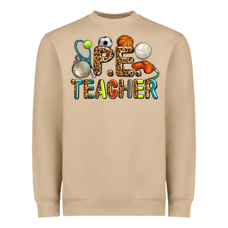 Pe Teacher Heavyweight Sweatshirt by AdoDesignShop | Teevron