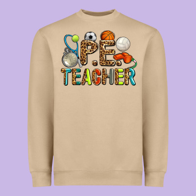 Pe Teacher Heavyweight Sweatshirt Designed By Adodesignshop