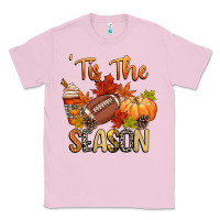 Bubblegum Pink tis the season football Classic Tee - CowGirlArtShop