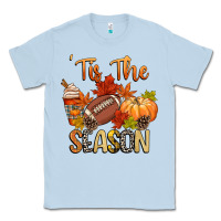 Dusty Blue tis the season football Classic Tee - CowGirlArtShop